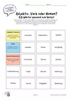 Vorschau - Arbeitsblätter - 68 Lernwörter für Ostern - Wortarten erkennen - Seite 3