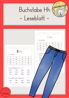 Vorschau - Arbeitsblätter - Leseblatt Hh Klasse 1 - Deckblatt