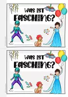 Vorschau - Arbeitsblätter - Was ist Fasching Fastnacht Karneval Klasse 3 Ethik Deutsch Lesetexte Leseverständnis Freiarbeitsheft Klassenlehrerunterricht fächerübergreifend - Seite 2
