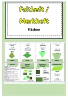 Vorschau - Mal- und Bastelvorlagen - Faltheft/Merkheft/Buddy Book - Flächen - Deckblatt