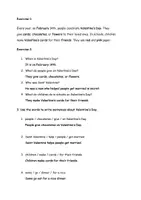 Vorschau - Arbeitsblätter - Valentines day ENG Reading + Exercises - Seite 2