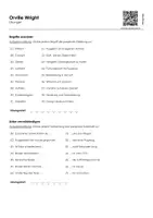 Vorschau - Arbeitsblätter - Orville Wright (Infotext und Übungen) - Seite 1