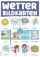 Vorschau - Poster - das Wetter Bildkarten für Deutsch als Zweitsprache und den Sachunterricht - Deckblatt