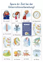 Vorschau - Poster - das Wetter Bildkarten für Deutsch als Zweitsprache und den Sachunterricht - Seite 3