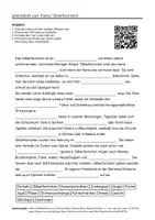 Vorschau - Arbeitsblätter - Arbeitsblätter zum Thema "Silberfischchen" (Lückentext, Hörverstehen) + Lösung & MP3 - Deckblatt
