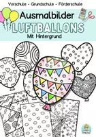 Vorschau - Stundenentwürfe - Kunst-Paket Karneval, Fasching, Ausmalbilder und Bastelvorlage Kunst - Seite 1
