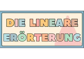 Vorschau - Poster - Lineare Erörterung Aufbau - Tafelmaterial/Tafelbild - Seite 1