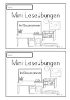 Vorschau - Arbeitsblätter - Leseübungen IM KLASSENZIMMER | LeseMini - Seite 2