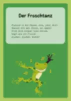 Vorschau - Spiele - Klatsch- und Bewegungsreim für Kinder: Der Froschtanz - Deckblatt