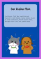 Vorschau - Spiele - Klatsch- und Bewegungsreim für Kinder: Der kleine Floh - Deckblatt