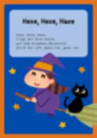 Vorschau - Spiele - Klatsch- und Bewegungsreim für Kinder: Hexe, Hexe, Haxe - Deckblatt