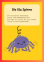 Vorschau - Spiele - Klatsch- und Bewegungsreim für Kinder: Die lila Spinne - Deckblatt
