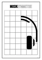Vorschau - Mal- und Bastelvorlagen - Symmetrie Musik 19 Arbeitsblätter - Seite 1