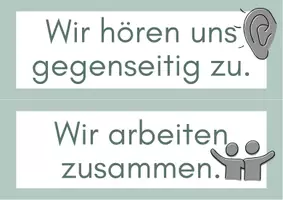 Vorschau - Präsentationen/Tafelbilder - Partnerarbeit - Regeln, Tafelkarten, Reflexionskarten - Seite 2
