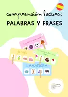 Vista previa - Tarjetas / Manipulativos - COMPRENSIÓN LECTORA: PALABRAS Y FRASES (LETRA MAYÚSCULA Y LIGADA) - Portada