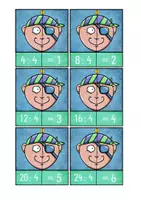 Vorschau - Unterrichtsreihen - 1x1 - 4er-Reihe - Divisionen - Karneval - Fasching - Legematerial - Freiarbeit - Seite 2