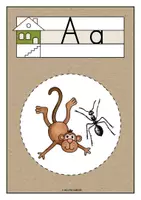 Vorschau - Poster - Anlautplakate/Anlautposter/Anlautbilder Druckschrift, LA, SAS, VA - Seite 3
