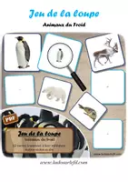 Aperçu - Apprentissages en autonomie - Jeu de la loupe - Animaux du froid - Page de couverture