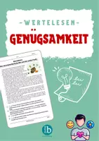 Vorschau - Arbeitsblätter - IRU - Wertelesen - Genügsamkeit - Jg.5-6 - Deckblatt