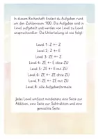 Vorschau - Arbeitsblätter - Rechnen bis 100, Übungsheft mit allen Aufgabenformaten - Seite 1