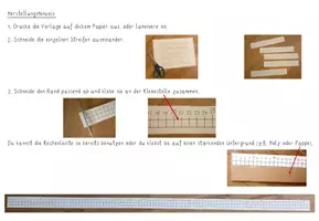 Vorschau - Fördermaterial/Inklusion - Zahlenstrahl _ Rechenleiste _ Rechenstäbchen - Seite 2