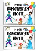 Vorschau - Arbeitsblätter - Mein Faschingsheft Fastnachtsheft Klasse 3 4 Ethik Deutsch fächerübergreifend Freiarbeitsheft Leseverständnis Klassenlehrerunterricht Winter Fasching - Seite 2