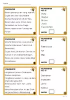Vorschau - Arbeitsblätter - Leseband: Stolpersätze Bienen mit interaktivem Quiz - Seite 2