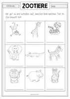 Vorschau - Arbeitsblätter - ZOOTIERE Hörübung - Seite 3