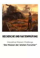 Vorschau - Arbeitsblätter - Klassen-Challenge zum Thema "Recherchieren lernen" - Deckblatt