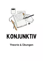 Vorschau - Stundenentwürfe - Konjunktiv (im Journalismus) - Theorie und Übungen - Deckblatt