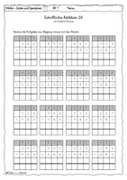 Vorschau - Arbeitsblätter - Schriftliche Addition mit H-Übertrag-Übungsblätter - ZR1000 - Seite 2