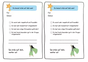 Vorschau - Anderer Materialtyp - Vorlage Feedback Bögen für Schüler*innen Feedback - Seite 3