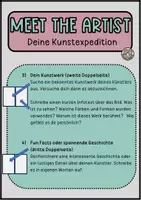 Vorschau - Unterrichtsreihen - Meet the artist - Mein kreatives Entdeckerbuch - Seite 3