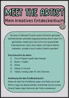 Vorschau - Unterrichtsreihen - Meet the artist - Mein kreatives Entdeckerbuch - Seite 1