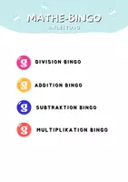 Vorschau - Arbeitsblätter - Mathe-Bingo für die 2–4. Klasse, Digitale PDF-Vorlage zum Download - Seite 2