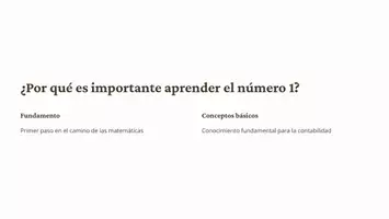 Vista previa - Presentaciones - El número 1 para niños - página 1