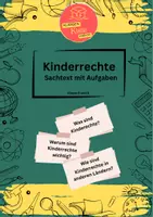 Vorschau - Arbeitsblätter - Arbeitsblatt: Kinderrechte verstehen und reflektieren🌟 - Deckblatt
