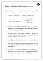 Vorschau - Arbeitsblätter - Vektorgeometrie 50e - Übung zum mündlichen Abi - Aufgaben, Apps, Themenseite - Seite 1