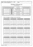 Vorschau - Arbeitsblätter - Schriftl. Subtraktion mit H-Übertrag-Übungsblätter - ZR1000 - Seite 3