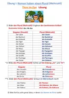 Vorschau - Arbeitsblätter - Nomen haben einen Plural (Merkwissen und AB) - Seite 3