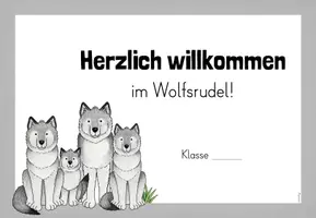 Vorschau - Poster - Classroom-Management: Türschilder für deine Wolfsklasse (Kl. 1-4) - Seite 3