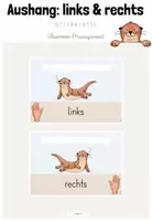 Vorschau - Poster - Anfangsunterricht: Aushänge "links & rechts" für deine Otterklasse - Deckblatt
