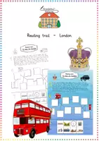 Vorschau - Arbeitsblätter - Reading trail - London - Deckblatt