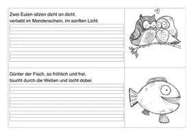 Vorschau - Arbeitsblätter - Schönschreibaufgaben: Reime abschreiben - Seite 3