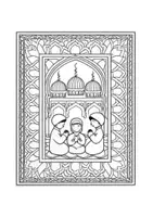 Vorschau - Arbeitsblätter - Mandalas Ramadan / Ausmalbilder Ramadan - Deckblatt
