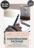 Vorschau - Arbeitsblätter - Responsibility- Middle/High School Conversation Package - Deckblatt