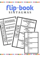 Vista previa - Refuerzo / NEE / Materiales de apoyo - Sintagmas en oraciones - Flipbook - Portada