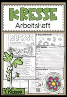 Vorschau - Arbeitsblätter - KRESSE SÄEN - Arbeitsheft (1.-2. Klasse) - Deckblatt