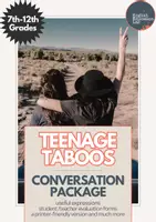 Vorschau - Anderer Materialtyp - Teenage Taboos- Middle/High School Conversation Package - Deckblatt
