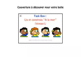 Aperçu - Feuilles d'exercices - Task Box Lis et Construis "A La Mer" Niveau 1 - Page 3